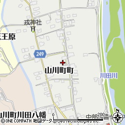 徳島県吉野川市山川町町241周辺の地図