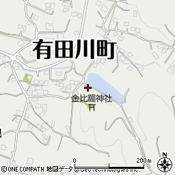 和歌山県有田郡有田川町奥1066周辺の地図