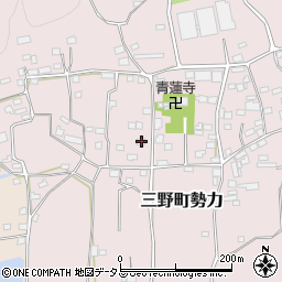 徳島県三好市三野町勢力635周辺の地図