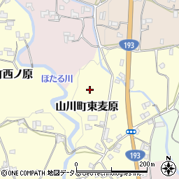 徳島県吉野川市山川町東麦原170周辺の地図