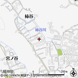 徳島県徳島市八万町柿谷22-8周辺の地図