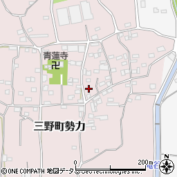 徳島県三好市三野町勢力716周辺の地図