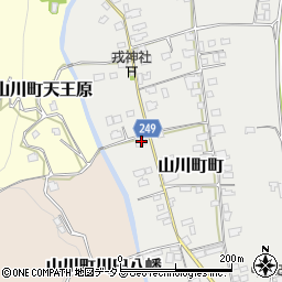 徳島県吉野川市山川町町317周辺の地図