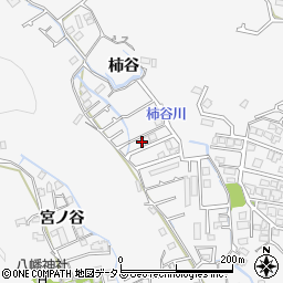 徳島県徳島市八万町柿谷22-22周辺の地図