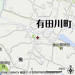 和歌山県有田郡有田川町奥1004周辺の地図