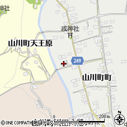 徳島県吉野川市山川町町325周辺の地図