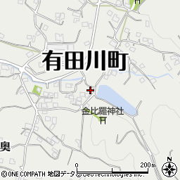 和歌山県有田郡有田川町奥995周辺の地図