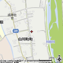 徳島県吉野川市山川町町194周辺の地図