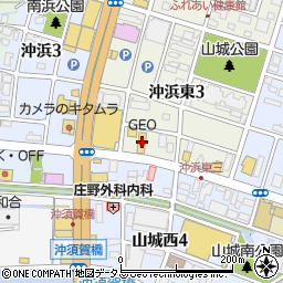 カレーハウスＣｏＣｏ壱番屋徳島沖浜店周辺の地図