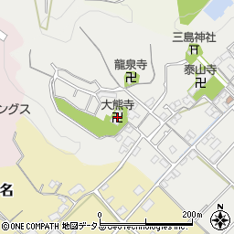 大熊寺周辺の地図