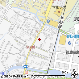徳島信用金庫二軒屋支店周辺の地図