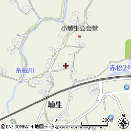 山口県山陽小野田市埴生2423周辺の地図