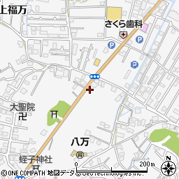 徳島県徳島市八万町下福万69-5周辺の地図