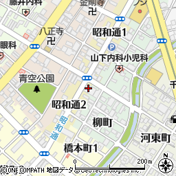 美矢川周辺の地図