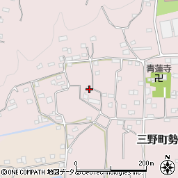 徳島県三好市三野町勢力621周辺の地図