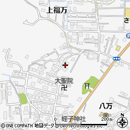 徳島県徳島市八万町上福万8周辺の地図