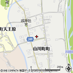 徳島県吉野川市山川町町235周辺の地図