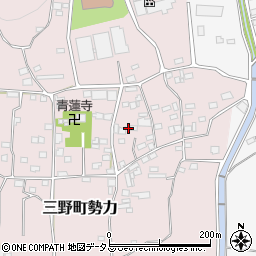 徳島県三好市三野町勢力713周辺の地図