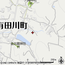 和歌山県有田郡有田川町奥1077周辺の地図