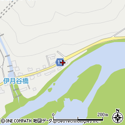 大川山あめご養殖所周辺の地図