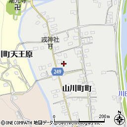 徳島県吉野川市山川町町224周辺の地図