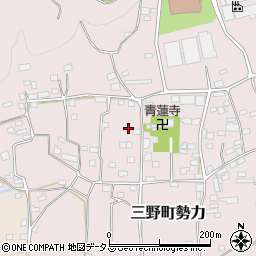 徳島県三好市三野町勢力642周辺の地図