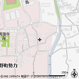 徳島県三好市三野町勢力740周辺の地図