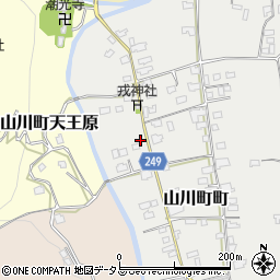徳島県吉野川市山川町町323周辺の地図