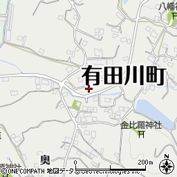 和歌山県有田郡有田川町奥1012周辺の地図