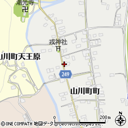 徳島県吉野川市山川町町222周辺の地図