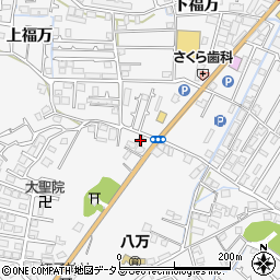 徳島県徳島市八万町下福万69-16周辺の地図