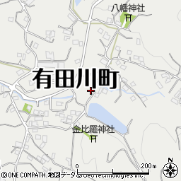 和歌山県有田郡有田川町奥997周辺の地図