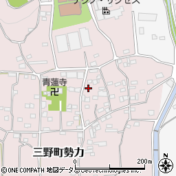 徳島県三好市三野町勢力711周辺の地図