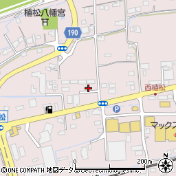山口県防府市植松208周辺の地図