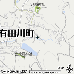 和歌山県有田郡有田川町奥1237周辺の地図