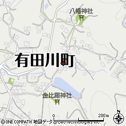 和歌山県有田郡有田川町奥1244-1周辺の地図