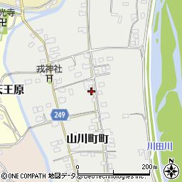 徳島県吉野川市山川町町246周辺の地図