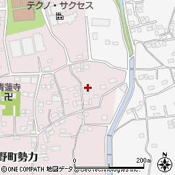 徳島県三好市三野町勢力749周辺の地図
