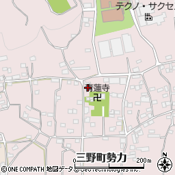 徳島県三好市三野町勢力693周辺の地図