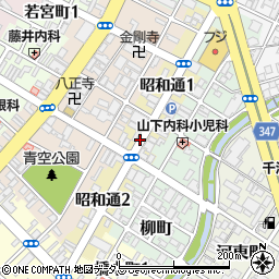 山口県周南市昭和通周辺の地図