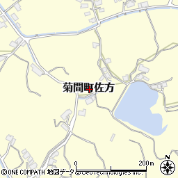 愛媛県今治市菊間町佐方周辺の地図
