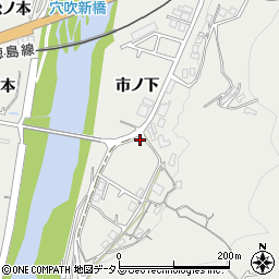 徳島県美馬市穴吹町穴吹市ノ下周辺の地図