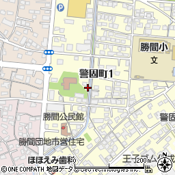 山口県防府市警固町1丁目周辺の地図