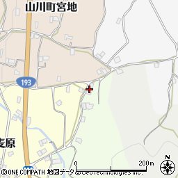 徳島県吉野川市山川町新田谷2周辺の地図