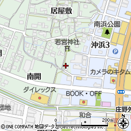 うまいもん屋 楽 gaku 沖浜店周辺の地図