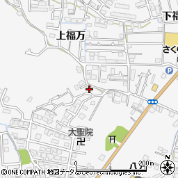 徳島県徳島市八万町上福万220周辺の地図