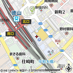 山口県周南市銀座1丁目32周辺の地図