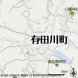 和歌山県有田郡有田川町奥1024周辺の地図