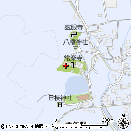 盛寿山常楽寺周辺の地図