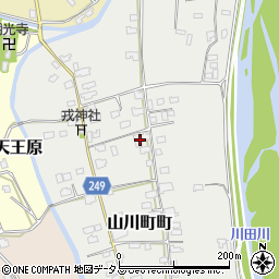 徳島県吉野川市山川町町228周辺の地図